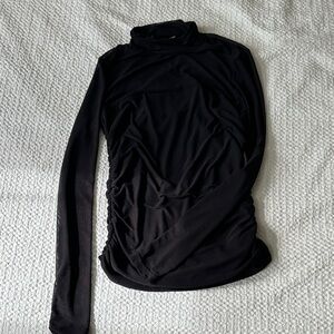 Sheer Black Long Sleeve Top